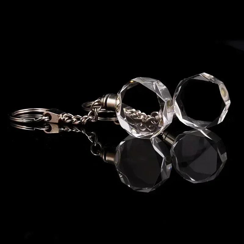 💎 Custom Crystal LED Keychain – Free Engraving, Unique Gift Idea!