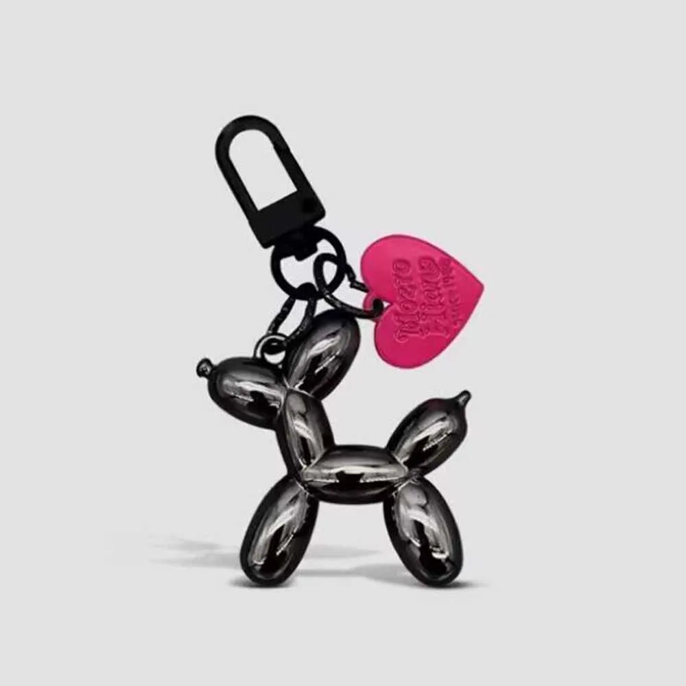 Cute Cartoon Balloon Dog Couple Keychains 🐶🎈 | Fun & Adorable Gift!