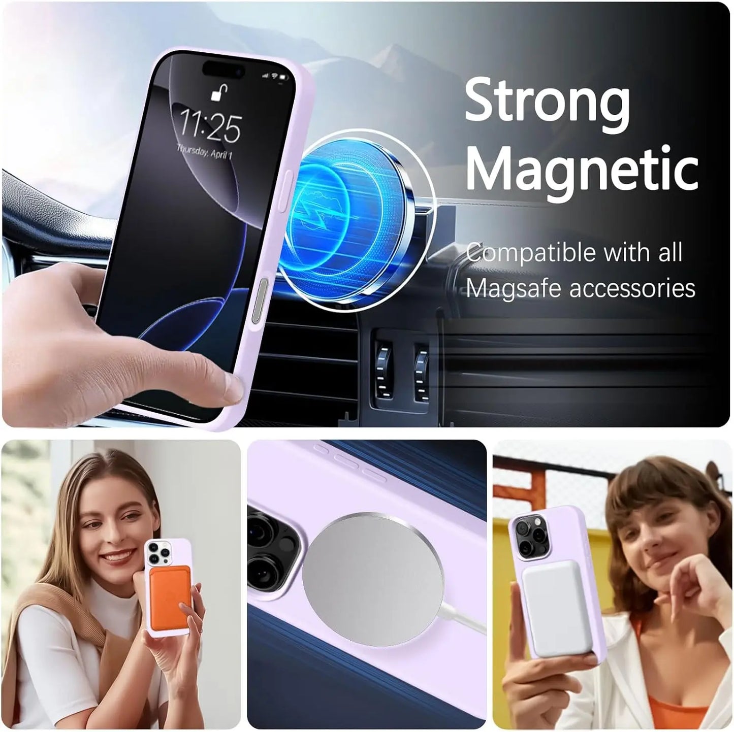 📱 Official Liquid Silicone Case with Lanyard – Soft Touch, Strong Grip 💼