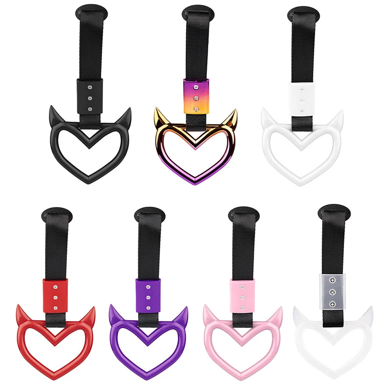 🔧 Heart-Shaped JDM Tsurikawa Handle Ring – Drift with Style! 💖