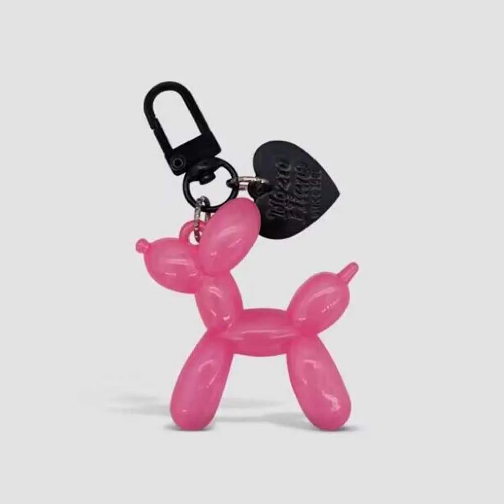 Cute Cartoon Balloon Dog Couple Keychains 🐶🎈 | Fun & Adorable Gift!