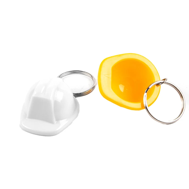 🛠️ Mini Hard Hat Keychain – Safety First, Style Always! ⛑️