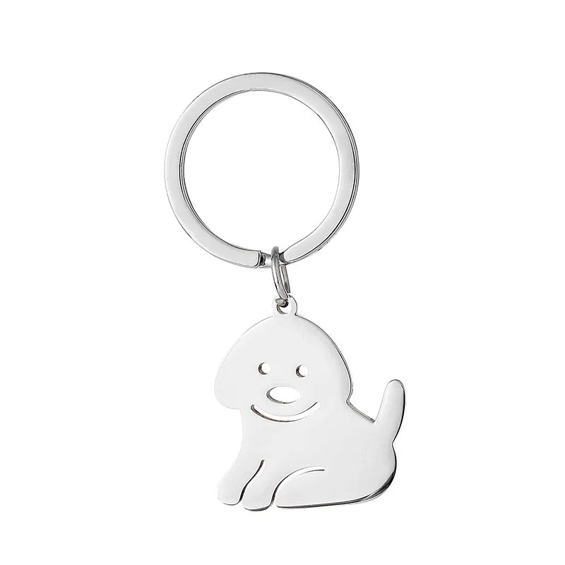 🐱 Cute Cat Couple Keychain – For You & Your Purr-fect Match!