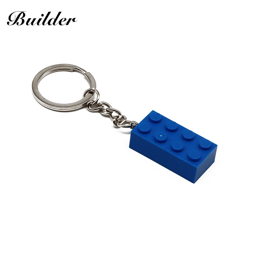 LEGO Style Keychain 🔑🧱 | Colorful Fun for Your Keys!
