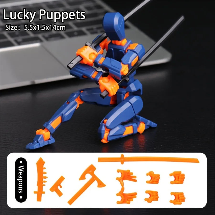 🦾 Poseable Action Figure – Creative Desk Buddy