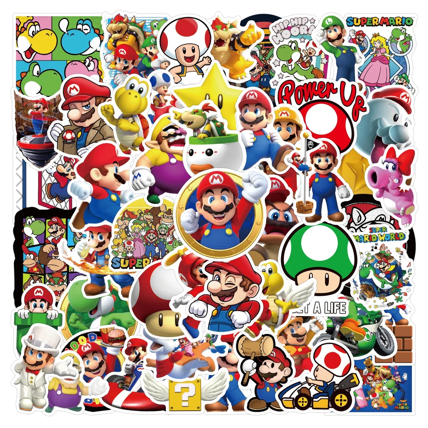 🎉✨ Mega Anime & Gaming Sticker Bundle – 50pcs ✨🎉