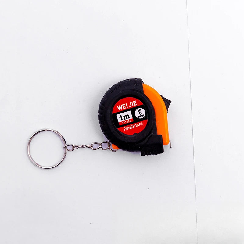 📏 Mini Tape Measure Keychain – Dual Side Metric & Inch 🎯