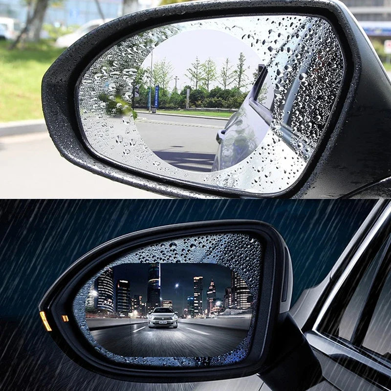 🌧️ 2pcs Rearview Mirror Protective Film – Drive Safely, Rain or Shine!