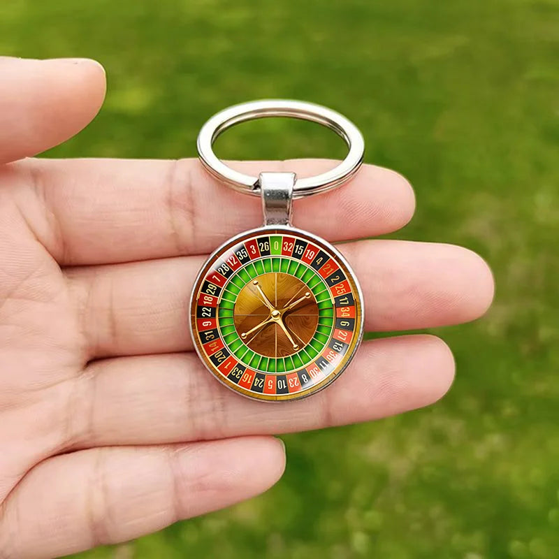 🎰Roulette Wheel Keychain – Spin Into Style!