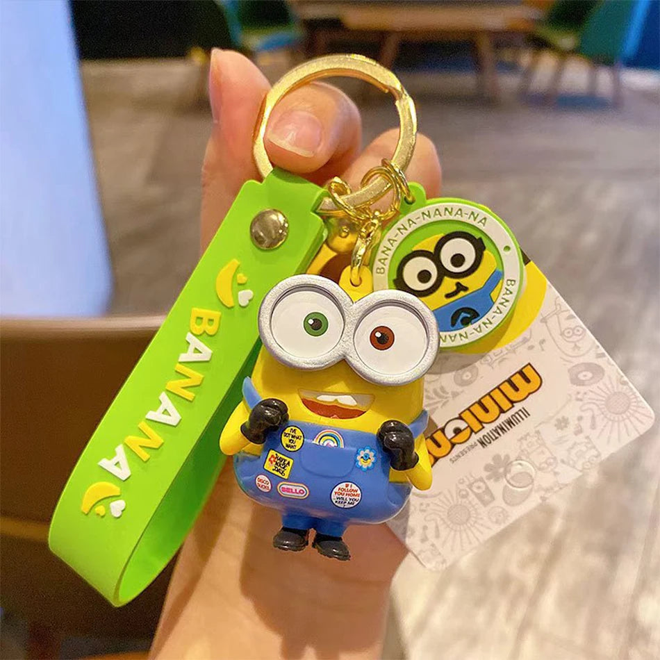 🟡 Minion Banana Keychain – Cute & Fun Gift for Fans! 🍌🔑