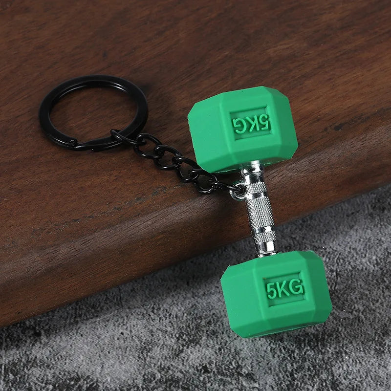 Gym Keychain Collection – Kettlebell, Dumbbell & Weight Plate Keychains