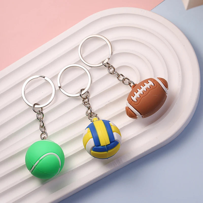 💼 Sports Ball Keychains | Fun & Playful Designs