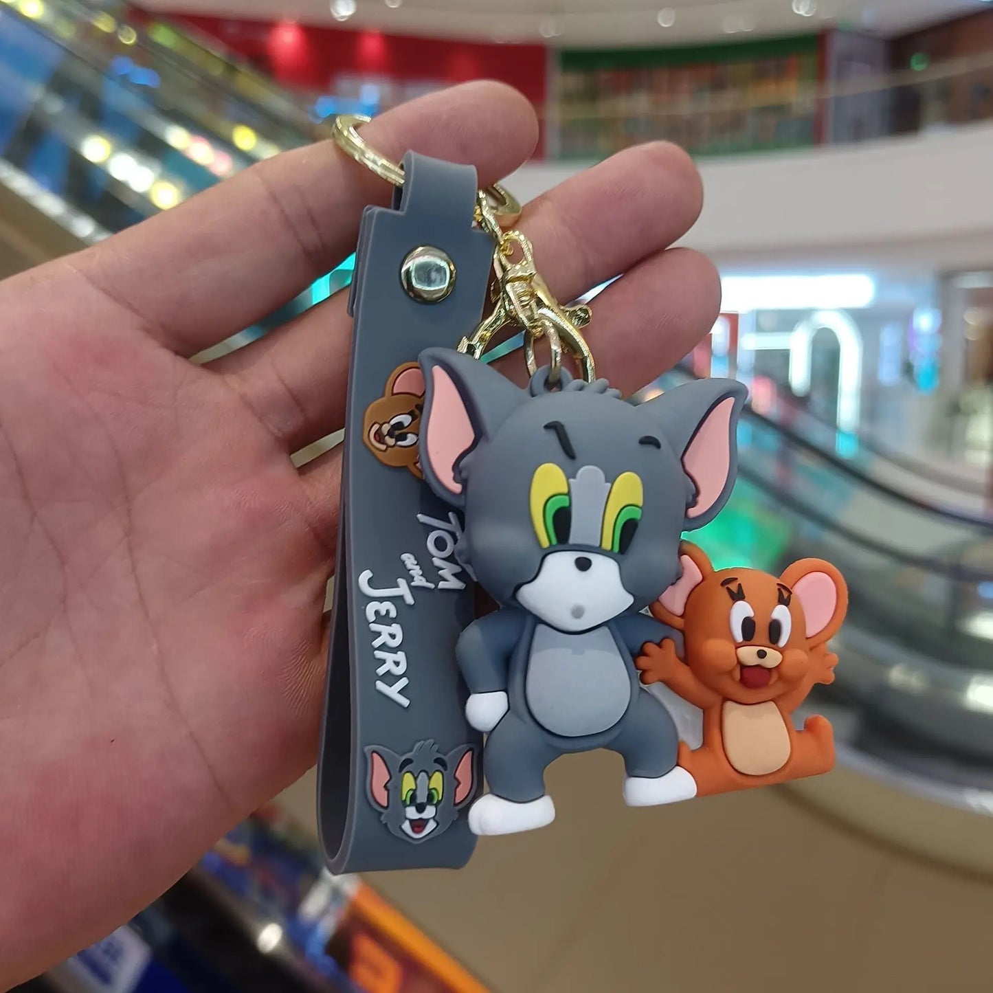 🐭 Tom & Jerry Keychain – Classic Cartoon Duo! 🐱