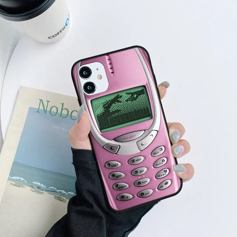📱 Retro Cell Phone Style iPhone Case – Classic Mobile Series