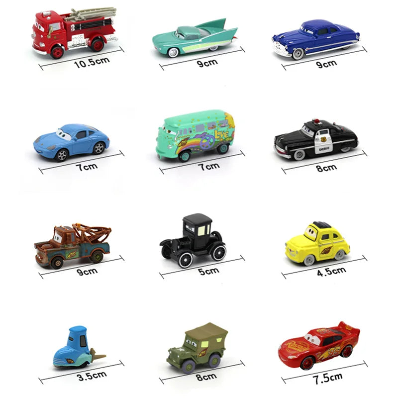 🚗 Disney Pixar Cars 3 Diecast Set – Lightning McQueen & Friends 🏁