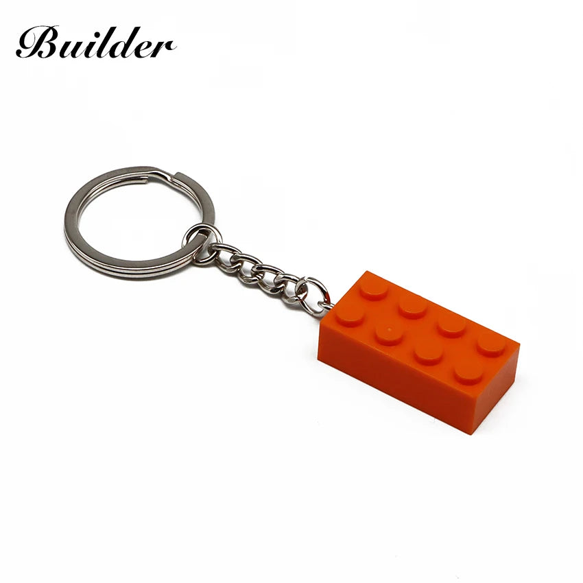 LEGO Style Keychain 🔑🧱 | Colorful Fun for Your Keys!