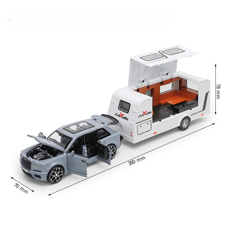 🚙 1:32 Rolls-Royce Cullinan RV Model Car – Luxury Adventure Edition 🌄