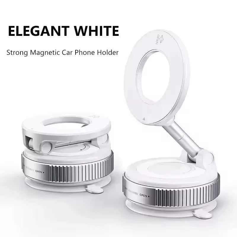 Magnetic Vacuum Suction Phone Holder for Car & Desk