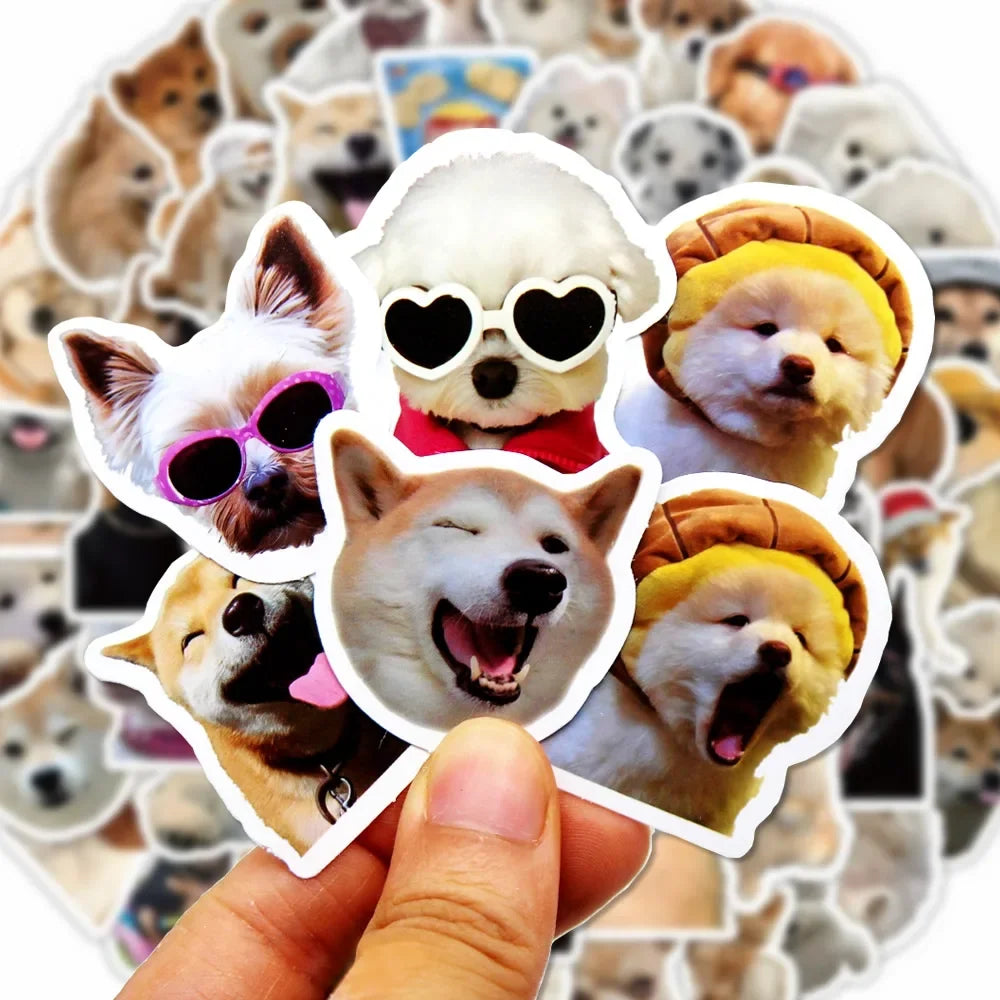 🐾 Cute Dog Sticker Pack – 10/50/100pcs of Pure Pup Joy! 🐶✨