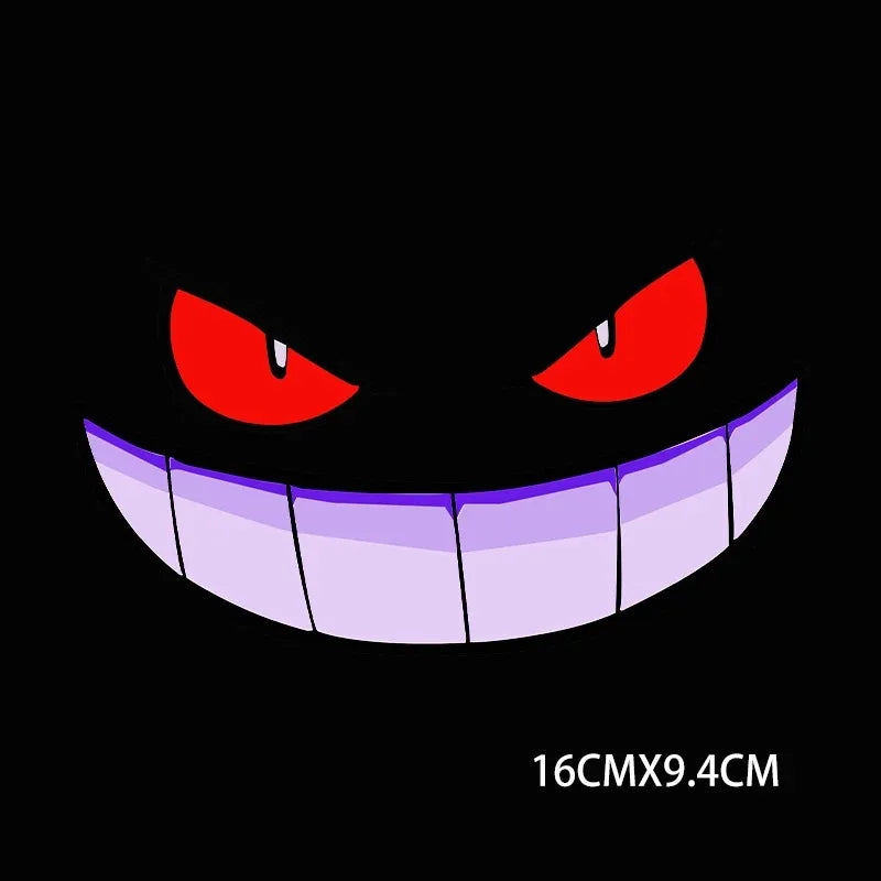 Gengar Devil Sticker – Reflective & Waterproof Pokémon Decal - up to 200km/h