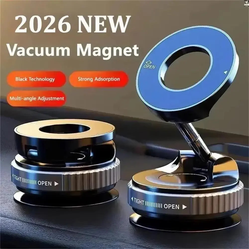 Magnetic Vacuum Suction Phone Holder for Car & Desk