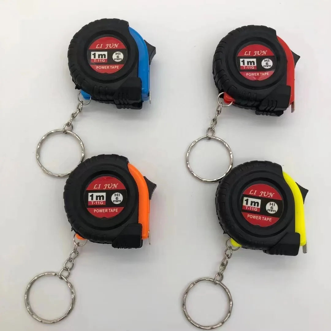 📏Mini Tape Measure Keychain – 1m Retractable Pocket Ruler