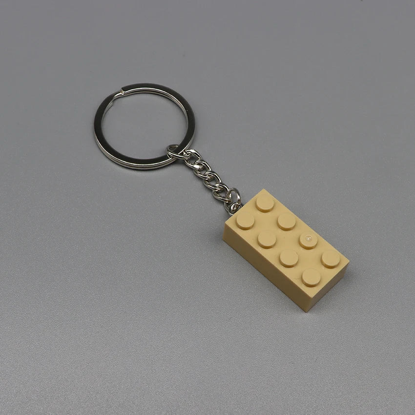 LEGO Style Keychain 🔑🧱 | Colorful Fun for Your Keys!