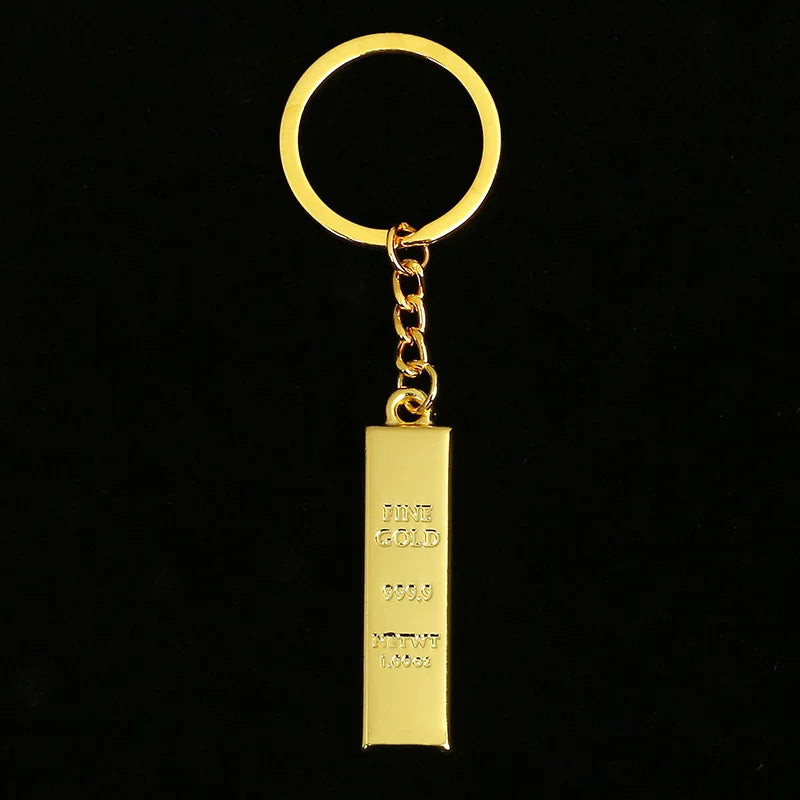 🏆 Mini Gold Bar Keychain – Shine with Style!