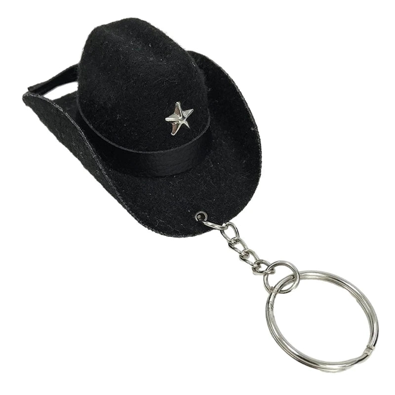 🤠 Cowboy Hat Keychain – Wild West Style Accessory 🌵