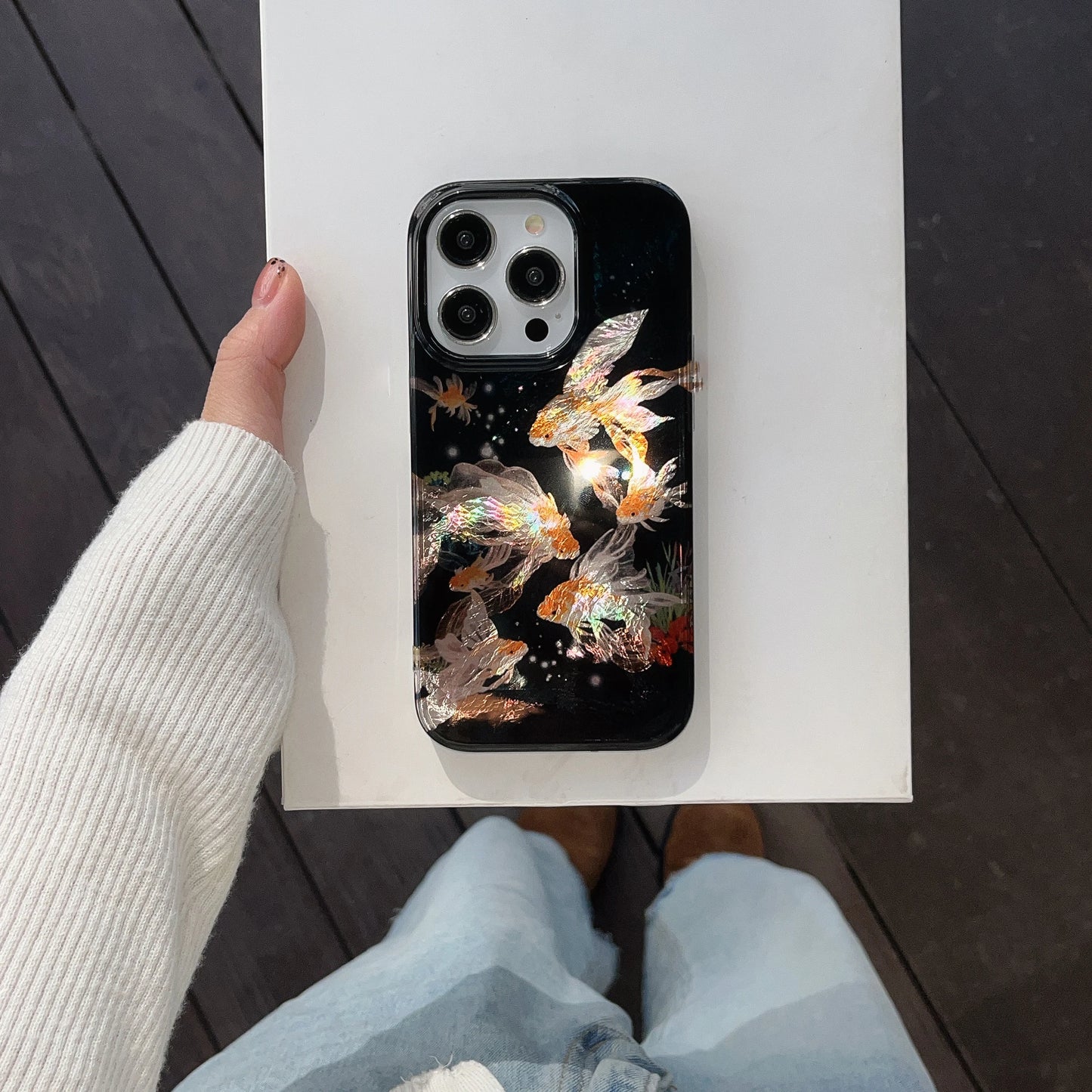 🐟✨ Elegant Koi Fish Phone Case – Art in Motion ✨📱