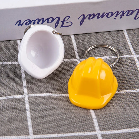 🛠️ Mini Hard Hat Keychain – Safety First, Style Always! ⛑️