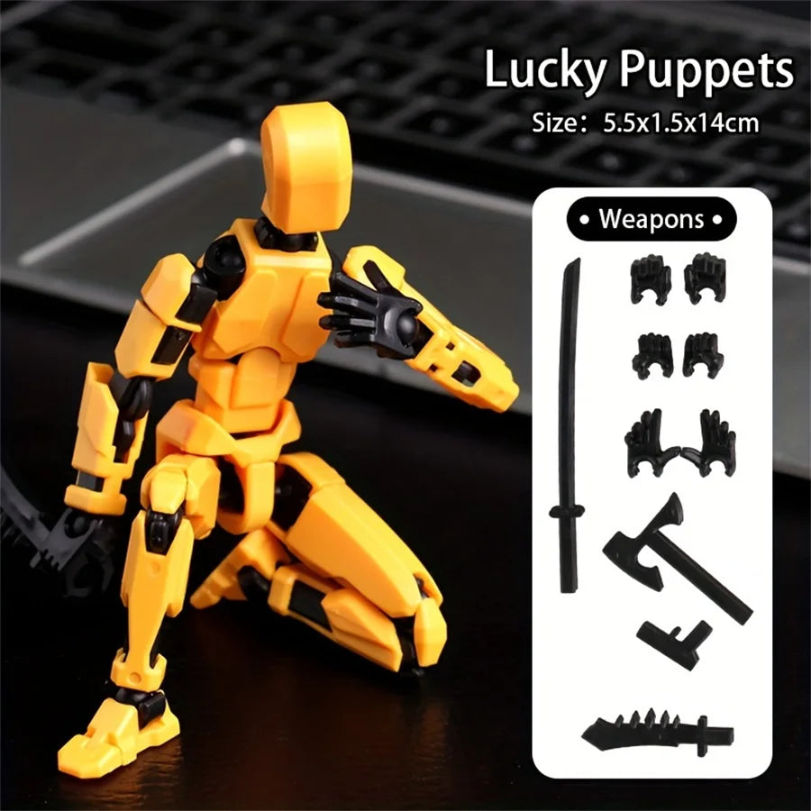 🦾 Poseable Action Figure – Creative Desk Buddy