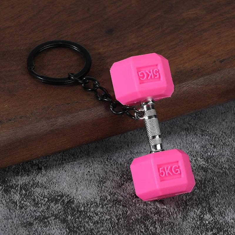 Gym Keychain Collection – Kettlebell, Dumbbell & Weight Plate Keychains