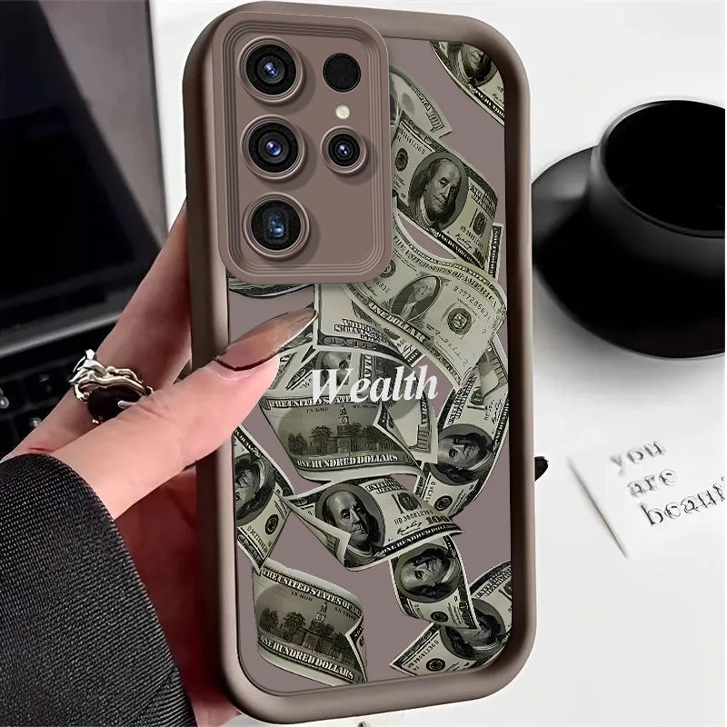 💵 Dollar Banknote Case – Stylish Wallet Cover for Samsung Galaxy