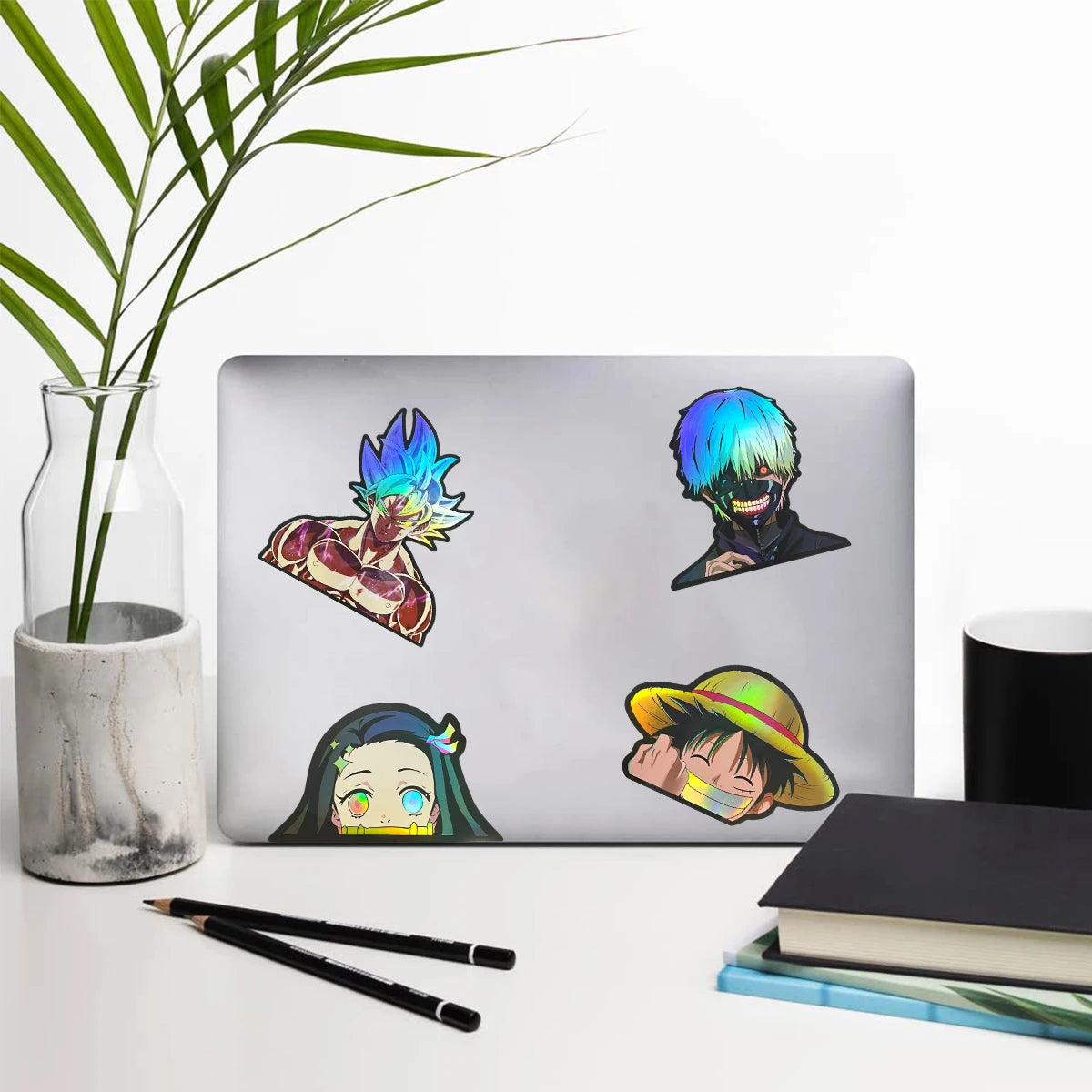 🌈✨ Anime Holographic Sticker Pack – Epic Edition! ✨🌈