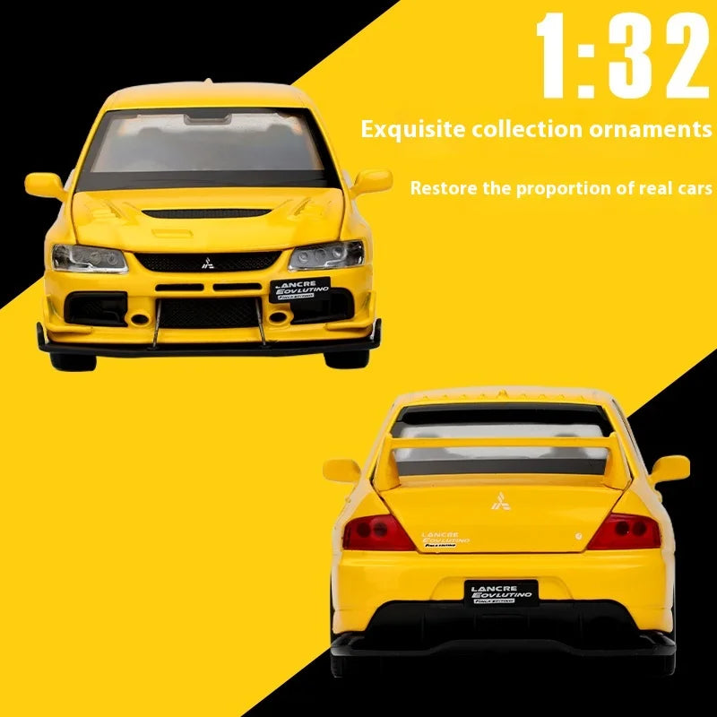 🔥 1:32 Mitsubishi Lancer Evolution IX Diecast Model – Sound & Light