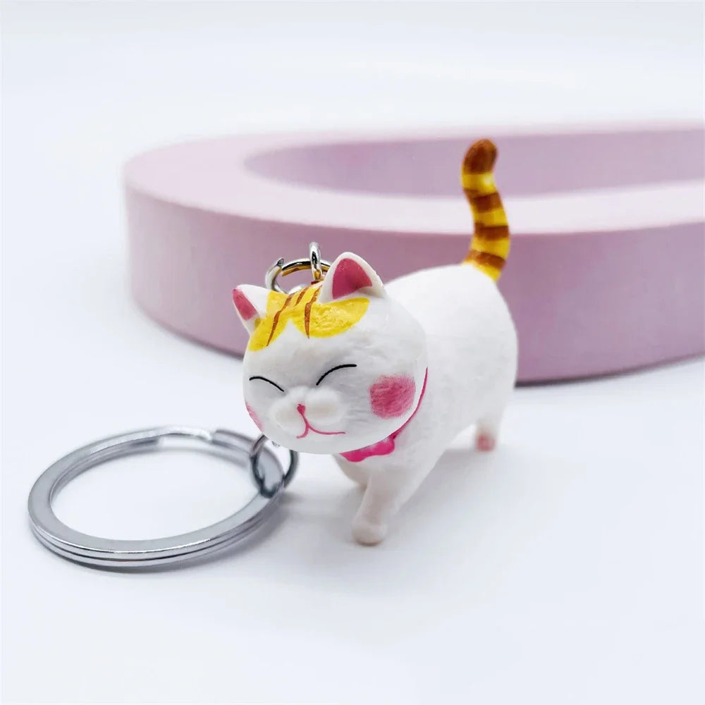 🐾 Cartoon Cat Keychain – Fun & Lovely Gift for Everyone! 😺
