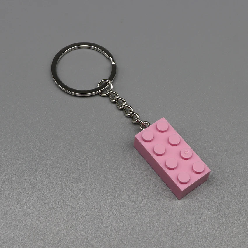 LEGO Style Keychain 🔑🧱 | Colorful Fun for Your Keys!