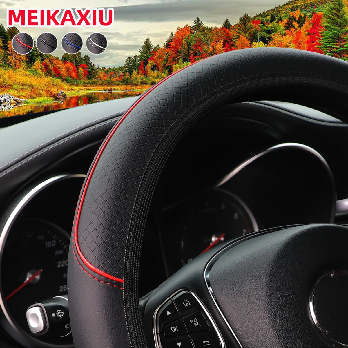 Luxury Steering Wheel Cover 🛞✨ – Comfort & Control in Style