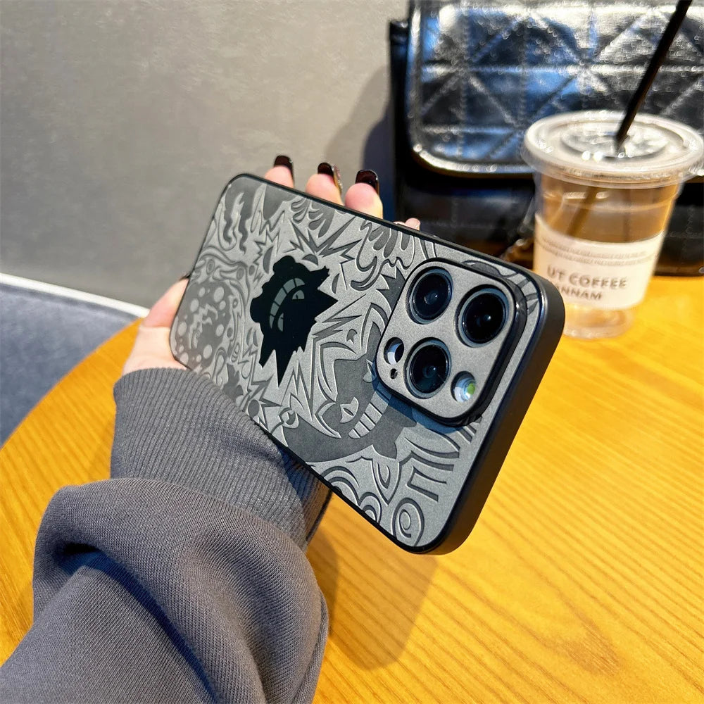 Luminous Gengar Phone Case – Glow in the Dark Pokémon Style!