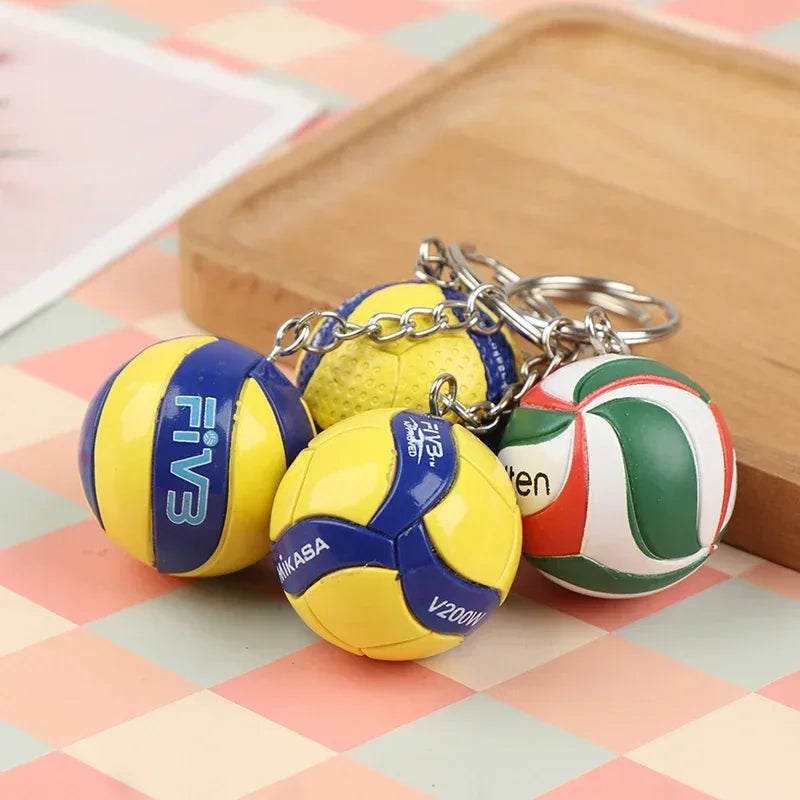 🏀 Sports Ball Keychain | Basketball, Volleyball & More