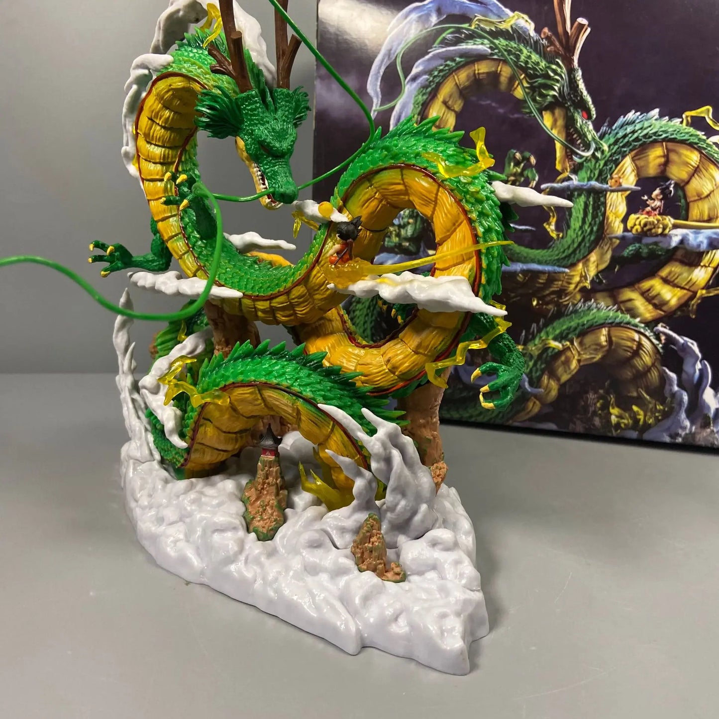 🌟 Dragon Ball Shenron & Goku Figure – 24cm Collector's Model