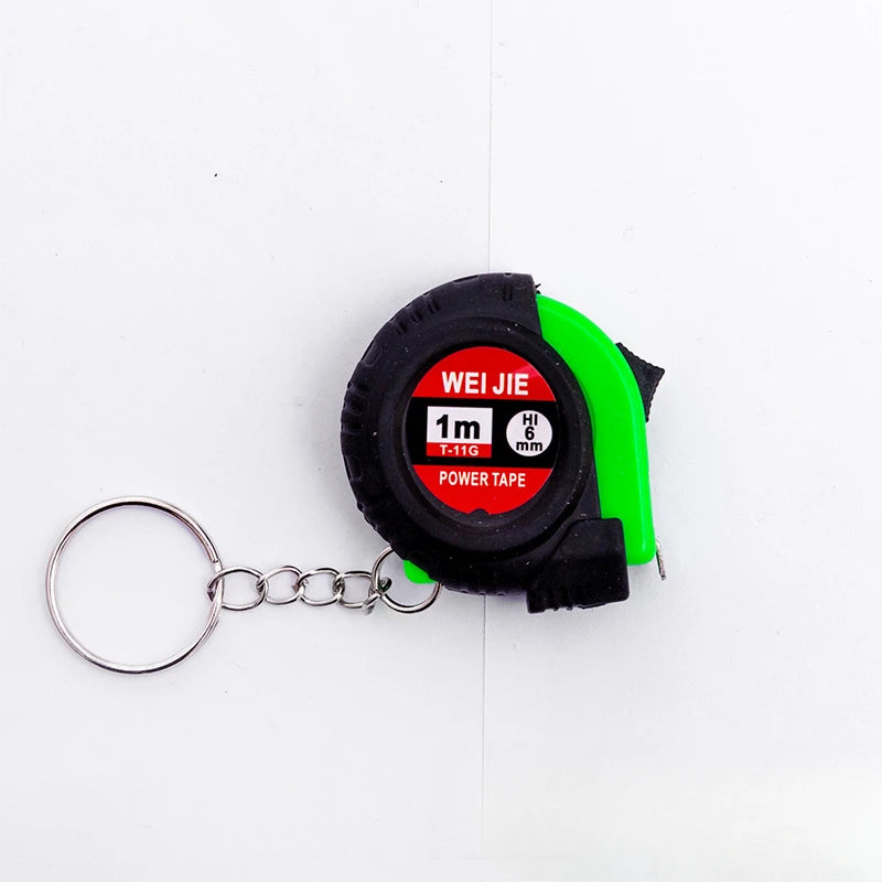 📏 Mini Tape Measure Keychain – Dual Side Metric & Inch 🎯