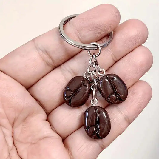 ☕ Coffee Bean Barista Keychain 🌟