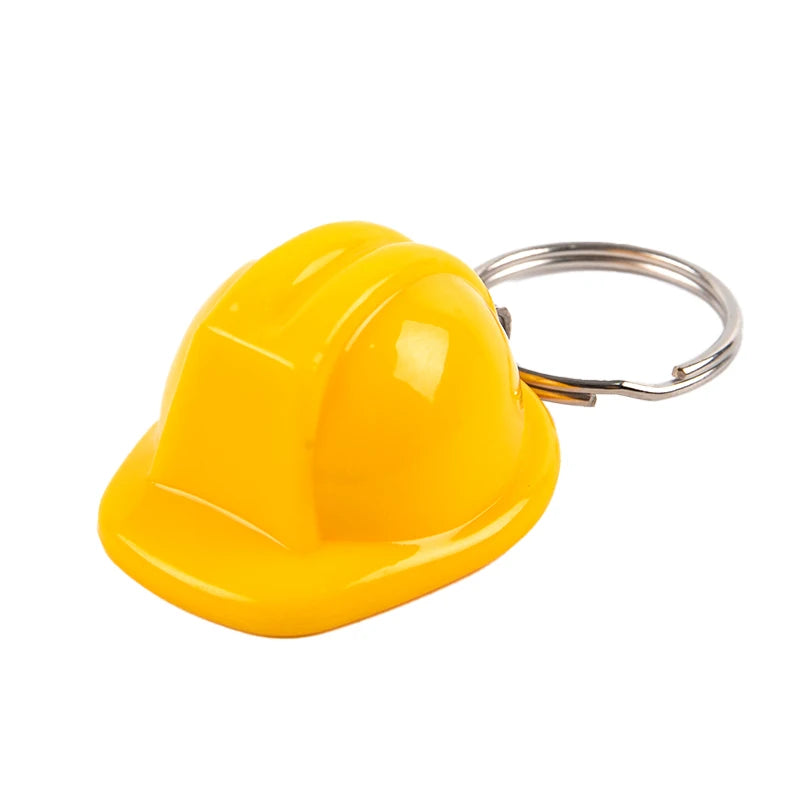 🛠️ Mini Hard Hat Keychain – Safety First, Style Always! ⛑️