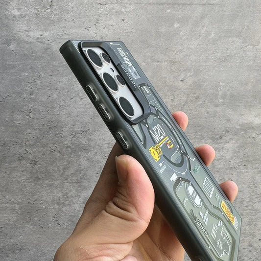 🔌 Circuit Label Matte Case – Futuristic Protection for Your iPhone 🚀