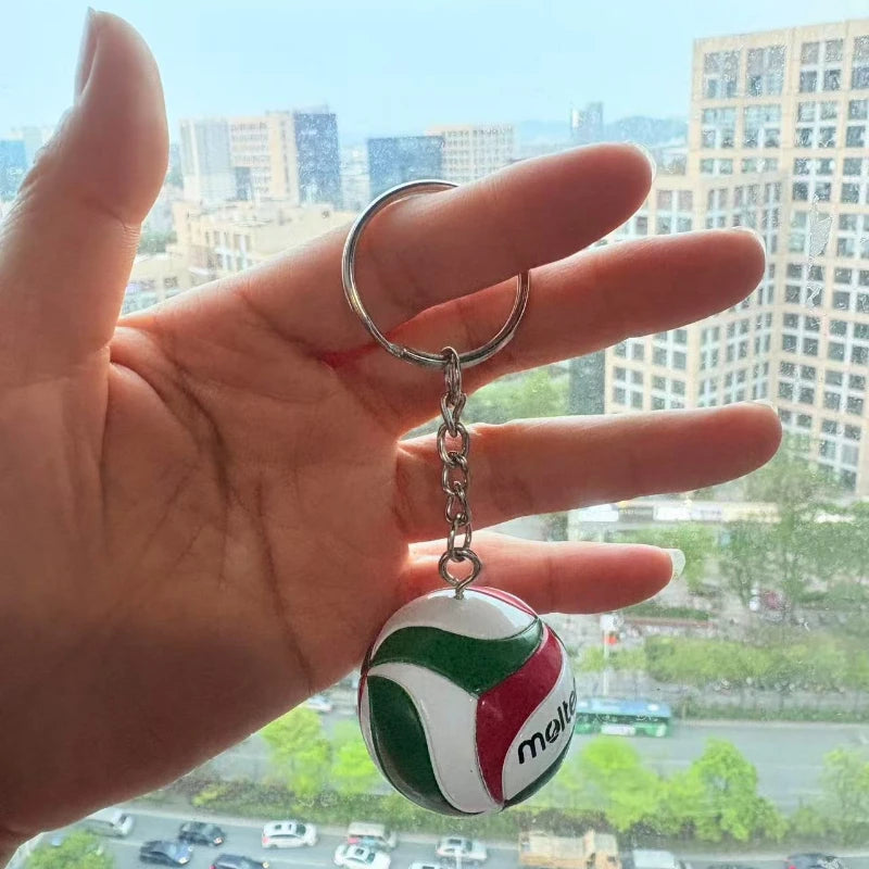 🏀 Sports Ball Keychain | Basketball, Volleyball & More