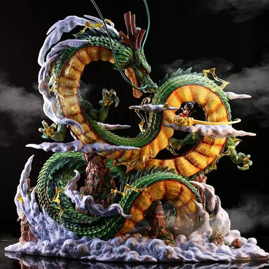 🌟 Dragon Ball Shenron & Goku Figure – 24cm Collector's Model