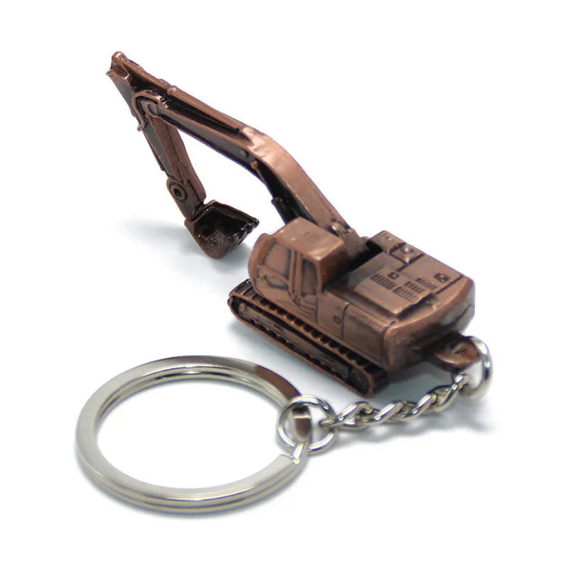 🚧 Mini Excavator Keychain – Perfect Gift for Construction Lovers