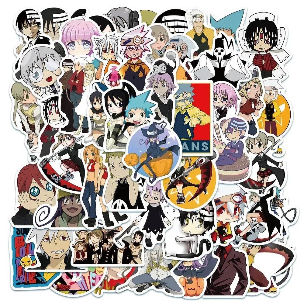 🎉✨ Mega Anime & Gaming Sticker Bundle – 50pcs ✨🎉